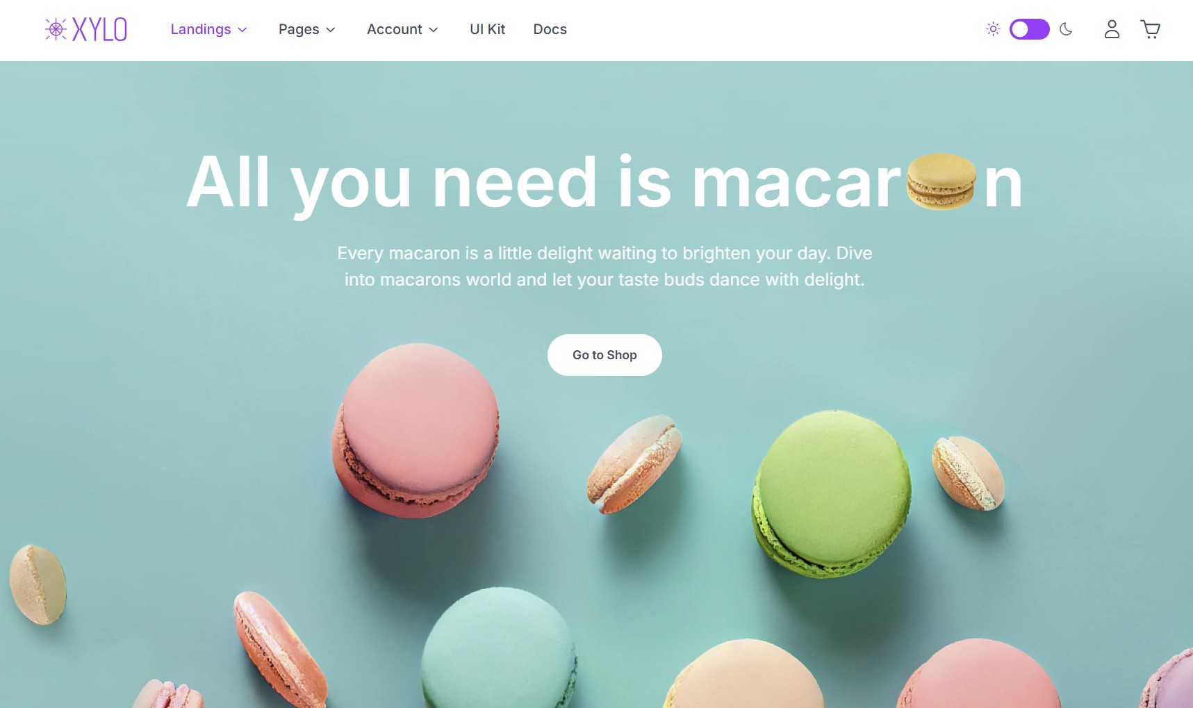 HTML Template Hero Section